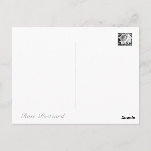 Rosa Princesse de Monaco: Postkarte (Rückseite)