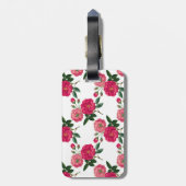 Rosa Printwerbung Gepäckanhänger (Rückseite vertikal)