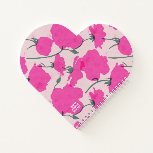 Rosa Printwerbung Notizblock (Rückseite)