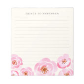 Rosa Printwerbung Notizblock (Vorderseite)