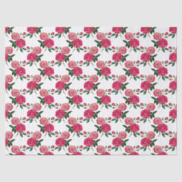 Rosa Printwerbung Seidenpapier