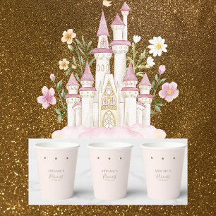 Rosa Prinzessin Baby Shower Papiertasse Pappbecher