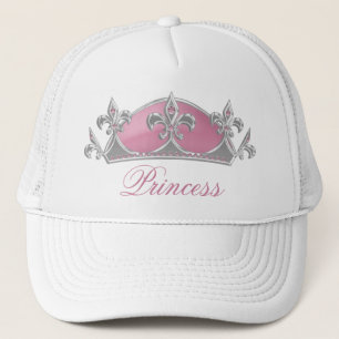 Rosa Prinzessin Crown mit Diamant-Damen-Hut Truckerkappe