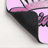 Rosa Prinzessin Crown Mousepad (Ecke)