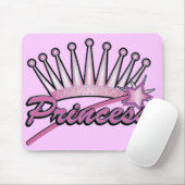 Rosa Prinzessin Crown Mousepad (Mit Mouse)