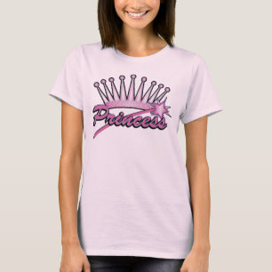 Rosa Prinzessin Crown T-Shirt