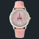 Rosa Prinzessin Einhorn Rose Gold Rosa Rosa Glitze Armbanduhr<br><div class="desc">Blush Pink Princess Einhorn Geburtstagsparty Imitate Sparkle und Glitzer Rose Gold Blush Pink Watch sind ideal für eine Rose Gold oder Blush Pink Geburtstagsparty oder Brautparty Geschenk. Diese Rosa Prinzessin Unicorn Geburtstagsparty Watch ist perfekt für ein gürteliges,  rosa Geburtstagsparty Geschenk. Diese Uhr kann Ihren Monogrammnamen und den Anfangsbuchstaben enthalten.</div>