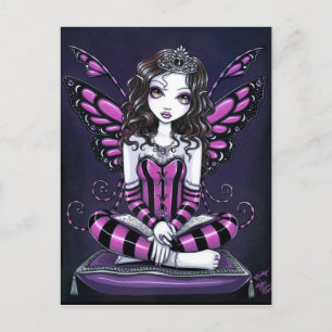 Rosa Prinzessin Fairy Art Postcard "Khristyn" Postkarte