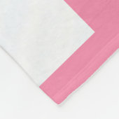 Rosa Prinzessin Fleecedecke (Ecke)