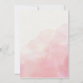 Rosa Prinzessin Geburtstagsparty Einladung (Rückseite)