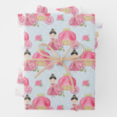 Rosa Prinzessin Geschenkpapier Set (Beispiel)