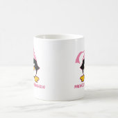 Rosa Prinzessin Penguin Kaffeetasse (Mittel)