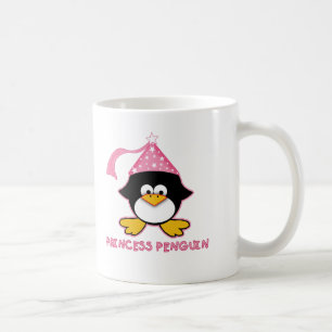 Rosa Prinzessin Penguin Kaffeetasse