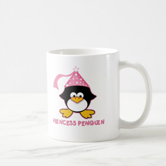 Rosa Prinzessin Penguin Kaffeetasse (Rechts)