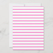 Rosa Prinzessin Slime 5. Geburtstag Einladungen (Rückseite)