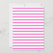 Rosa Prinzessin Slime 6. Geburtstag Einladungen (Rückseite)