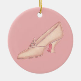 Rosa Prinzessin Slipper Ornament