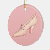 Rosa Prinzessin Slipper Ornament (Links)