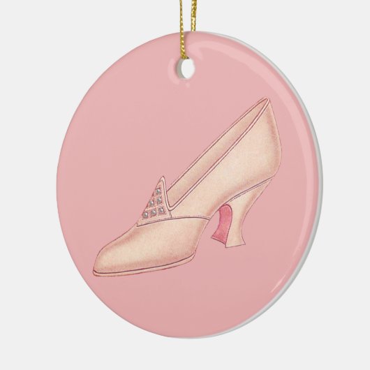Rosa Prinzessin Slipper Ornament (Links)