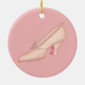 Rosa Prinzessin Slipper Ornament (Hinten)