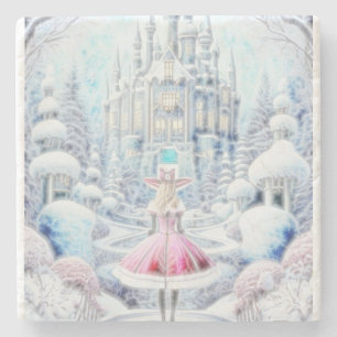 Rosa Prinzessin Steinuntersetzer