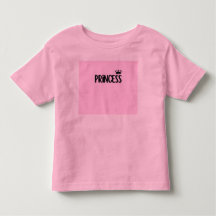 Rosa Prinzessin-T-Shirt mit Krone für Kleinkinder