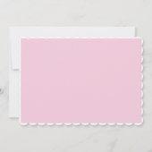 Rosa Prinzessin Thema Geburtstagsparty Einladungen (Rückseite)