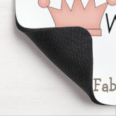 Rosa Prinzessin · Wenn die Krone… passt Mousepad (Ecke)