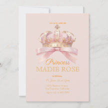 Rosa Prinzessinnen-Krone Märchen-Geburtstag