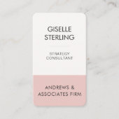 Rosa Professional Visitenkarte (Vorderseite)