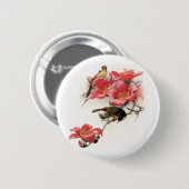 rosa Profusion Button (Vorne & Hinten)