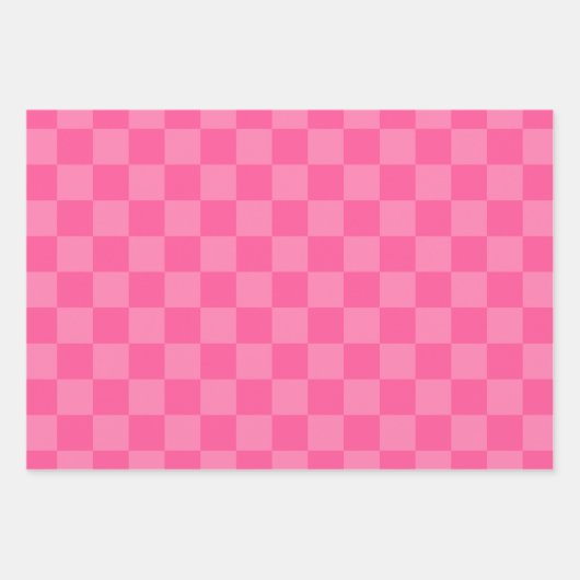 rosa Prüfmuster Geschenkpapier Set (Vorderseite 3)