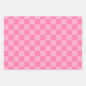rosa Prüfmuster Geschenkpapier Set (Vorderseite 2)