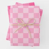 rosa Prüfmuster Geschenkpapier Set (Beispiel)