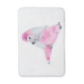 Rosa Pudel-Bad-Matte Badematte (Vorderseite Vertikal)