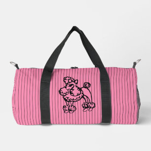 Rosa Pudel-Duffel-Tasche Duffle Bag