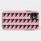 Rosa Pudel-Rock inspirierter iPhone 5/5S Fall Case-Mate iPhone Hülle (Rückseite (Horizontal))