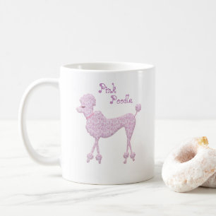 Rosa Pudel-Spitze Retro Vintage Mädchenhaft Hübsch Kaffeetasse