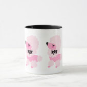 Rosa Pudel-Tasse Tasse (Zentrum)