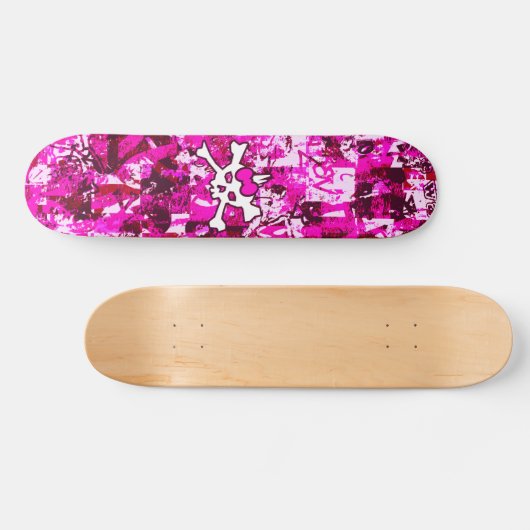 Rosa Punk Skateboard (Horizontal)