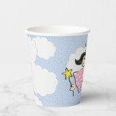 Rosa Punkt Angel Pappbecher (Vorderseite)