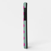 Rosa Punkt Dragonfly Art Case-Mate iPhone 5 Hülle (Hinten/Links)