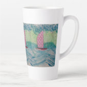 Rosa Punkt Sail Milchtasse (Rechts)