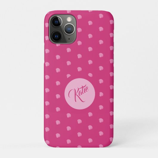 Rosa Punkte - Case-Mate iPhone Hülle (Rückseite)
