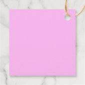 rosa Punkte Geschenkanhänger (Rückseite)