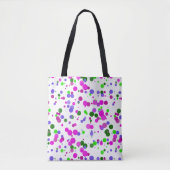 Rosa Punkte-Konfetti Tasche (Vorderseite)