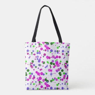 Rosa Punkte-Konfetti Tasche