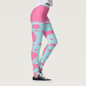 rosa Punkte Leggings (Rechts)