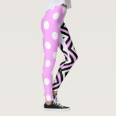 Rosa Punkte Leggings (Rechts)