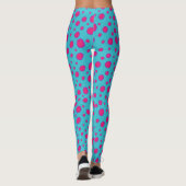 Rosa Punkte - Leggings (Rückseite)